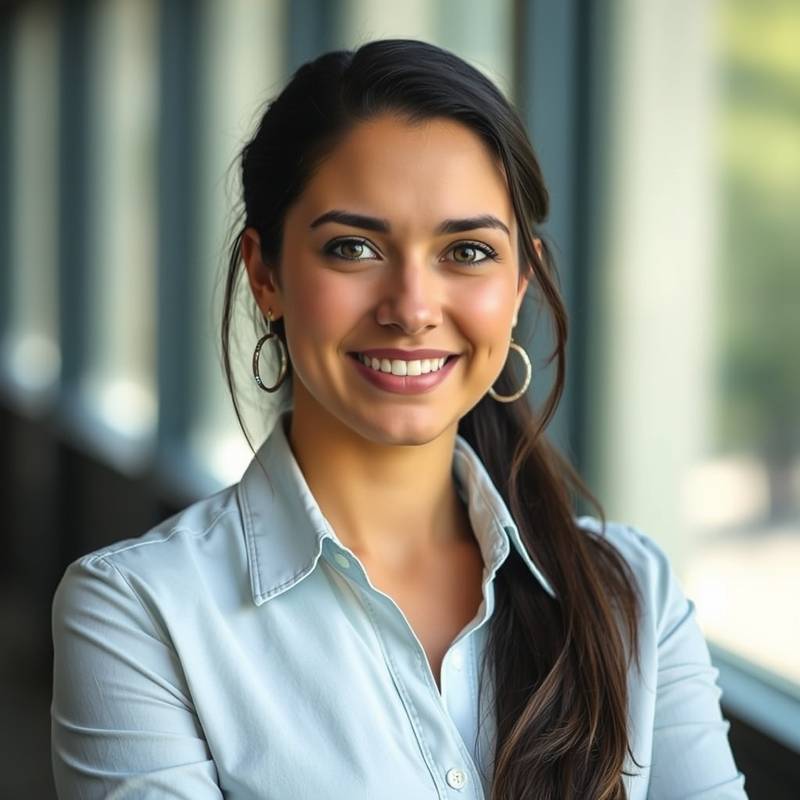 Portrait of Maria Garcia, Marketing Manager